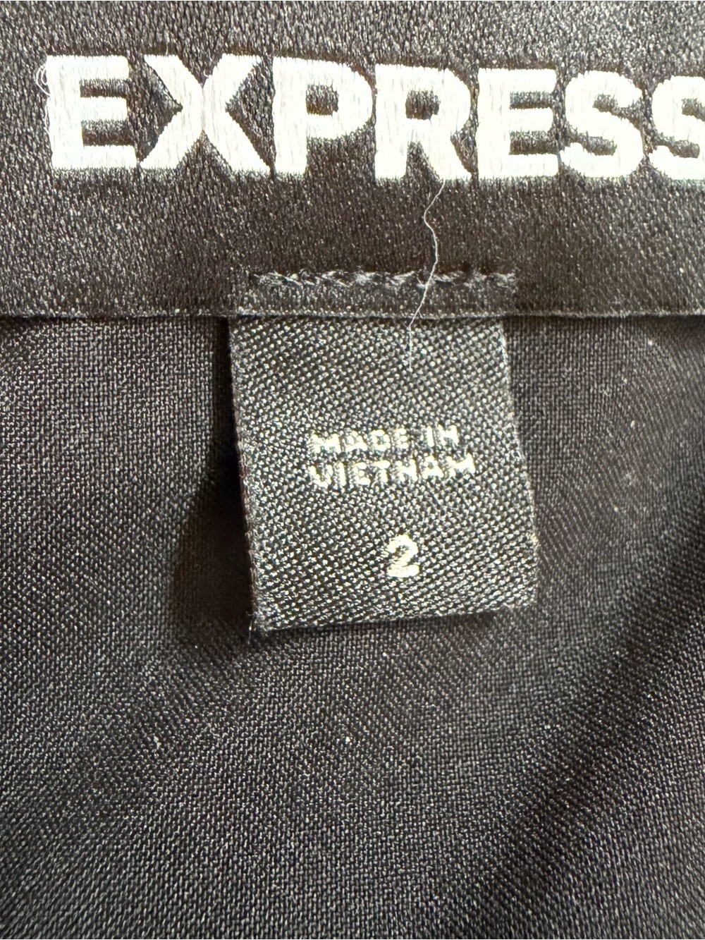 Express Black Tweed Skirt Set with blazer size small - Picture 8 of 8